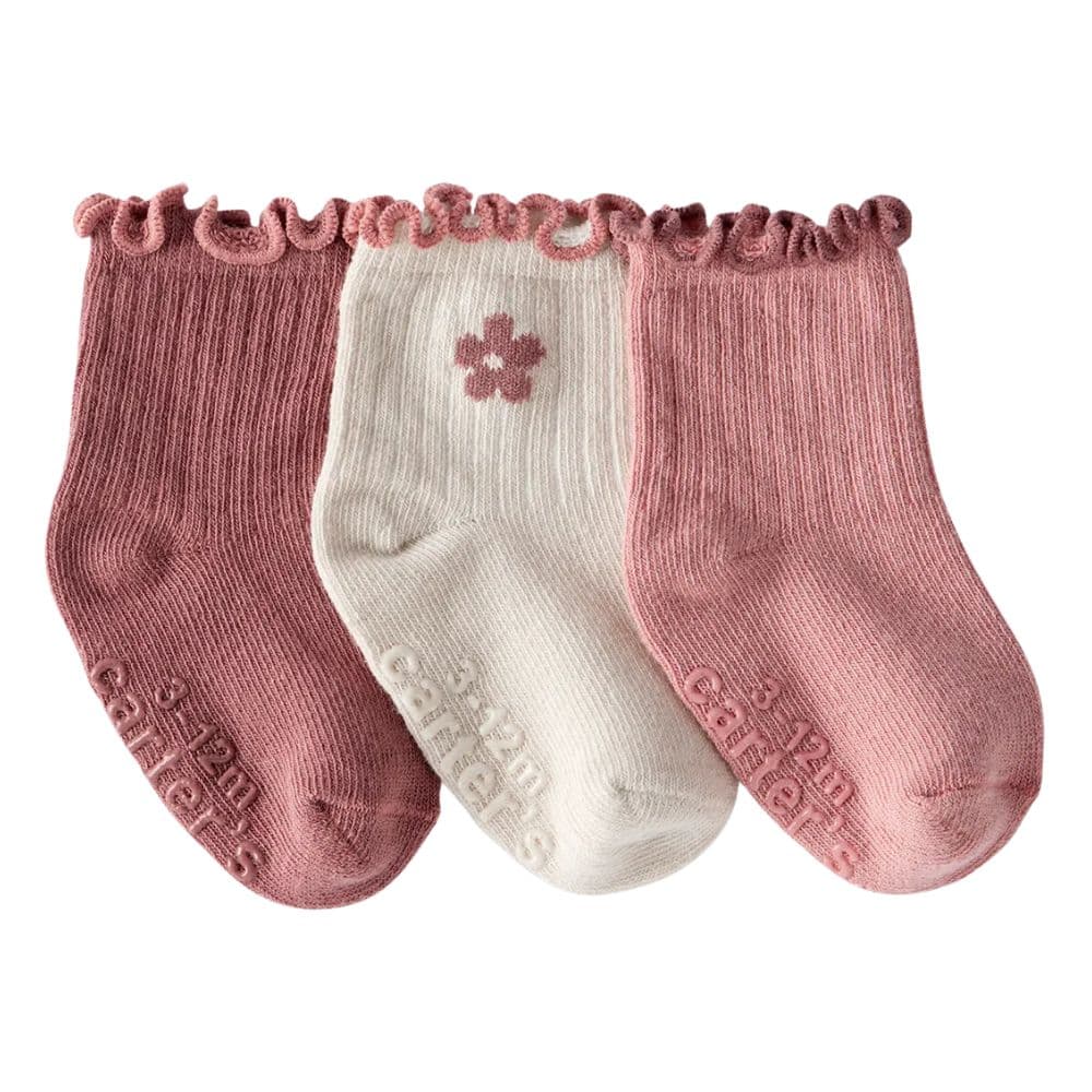 Medias Bebé Niña Pack X3 Algodón Carters