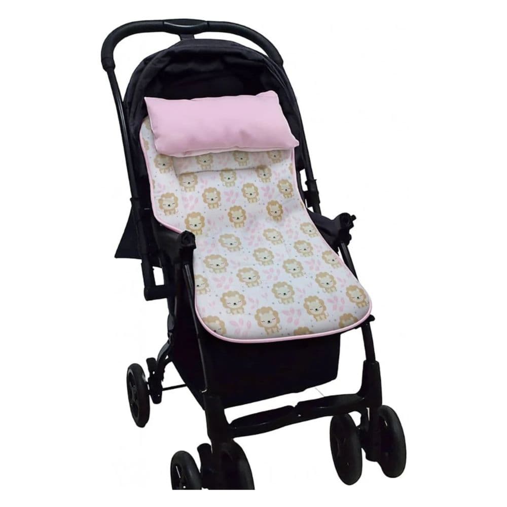 Colchoneta para Coches Rosado Bebé Leoncitos Maternelle