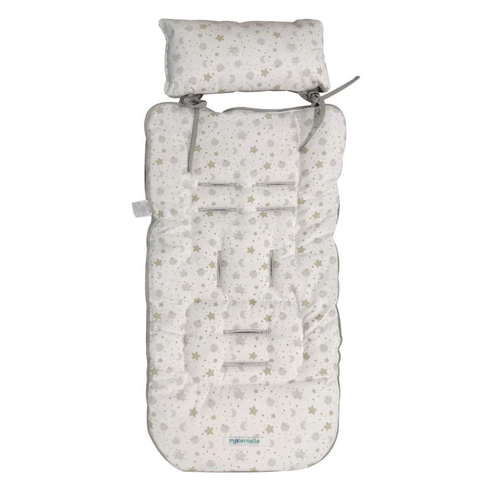 Colchoneta para Coches Luna Estrella Gris Maternelle