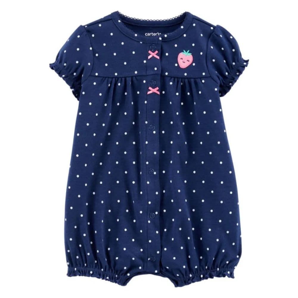 Enterizo Carters Gráfico Fresa con Lunares para Bebé Niña