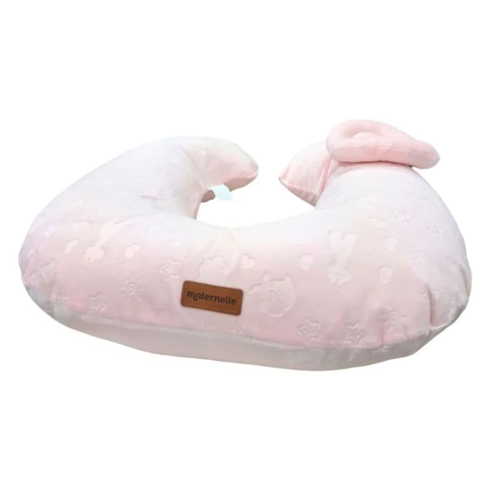 Almohada de Lactancia y Estimulación 5 en 1 Plush Rosado Zoo Maternelle