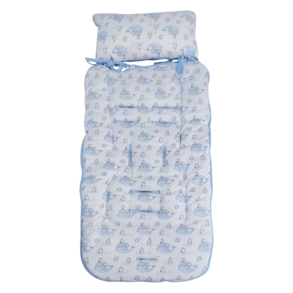 Colchoneta para Coches Celeste Pingüino Maternelle