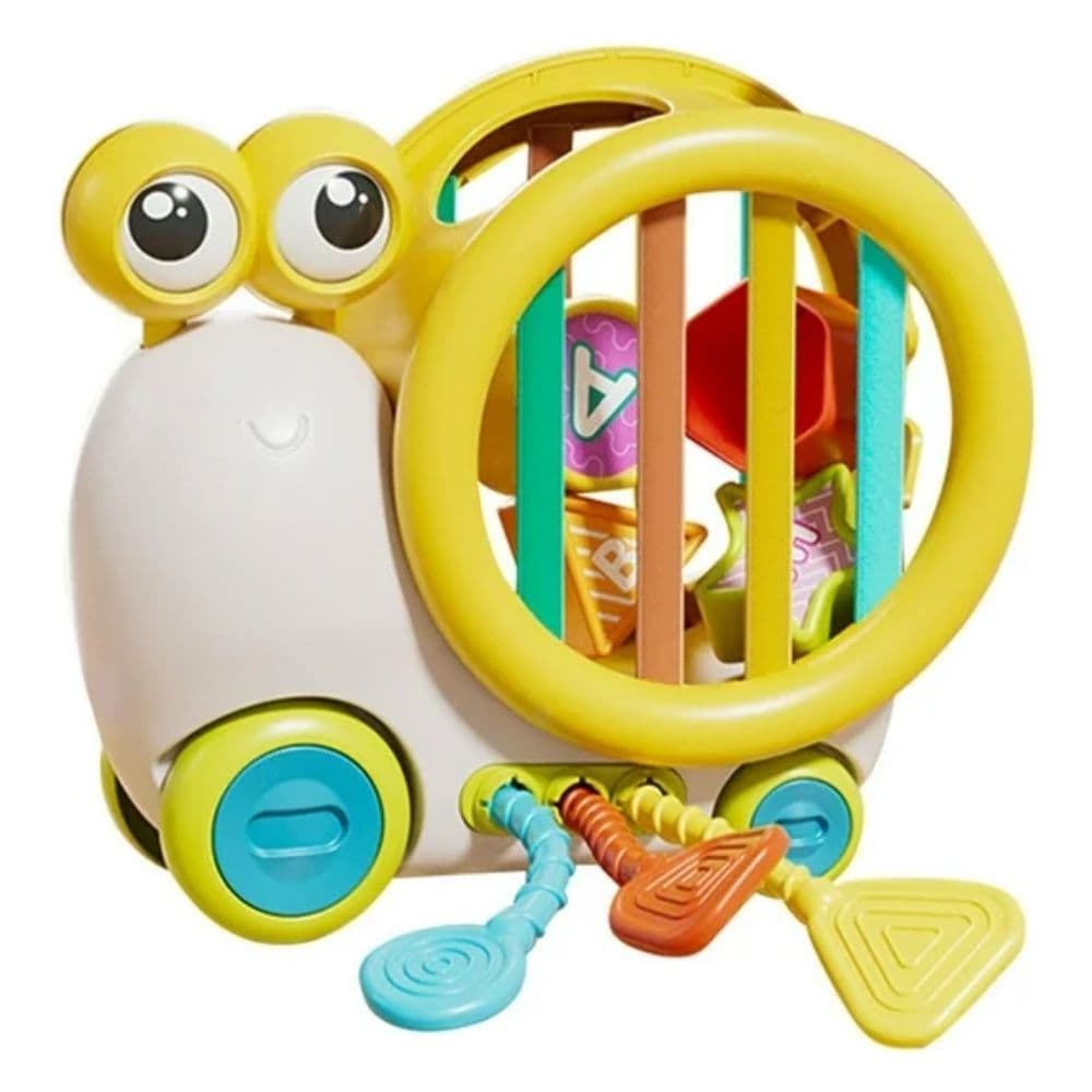 Juguete Caracolito Sensorial de Ligas y Tiras de Silicona