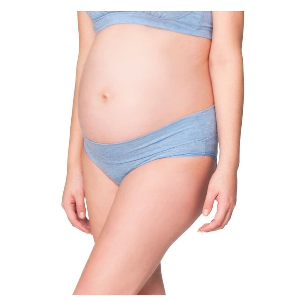Calzón embarazo Bella Azul Jaspe
