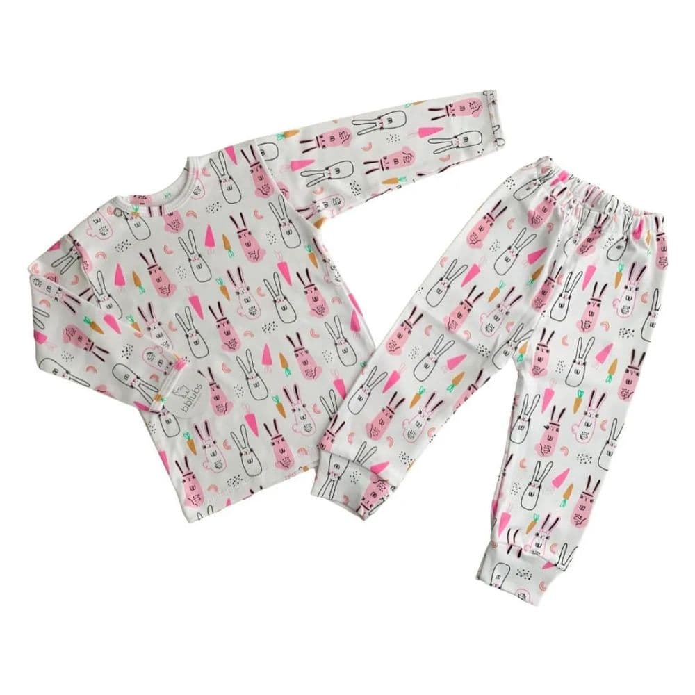 Pijama BBLUBS Conejitos Rosa M/L