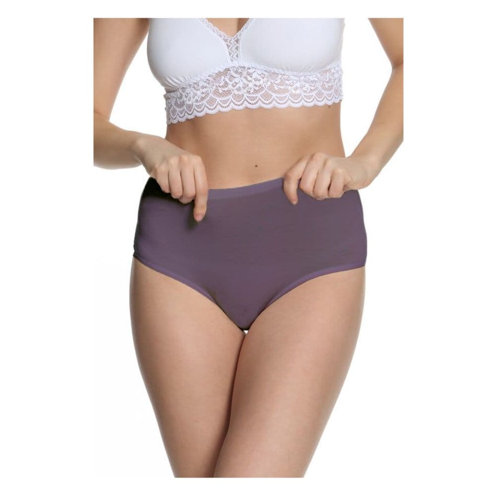 Calzón Postparto lila oscuro Serena