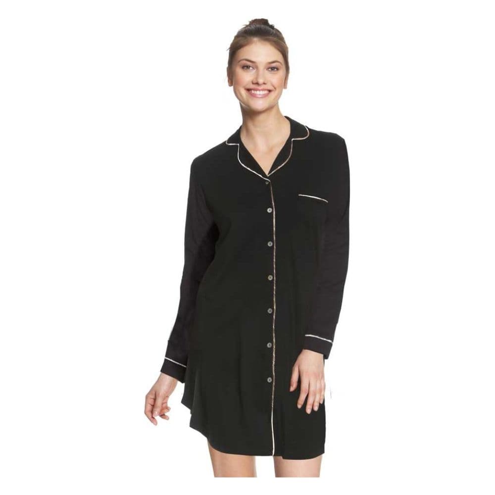 Camisero de Lactancia para clínica Paige Negro