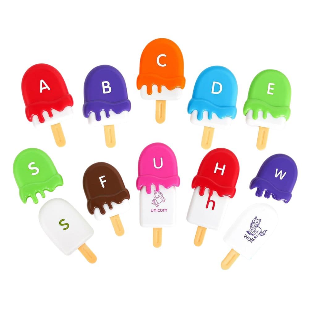 Set de Paletas Montessori Emparejamiento y Abecedario