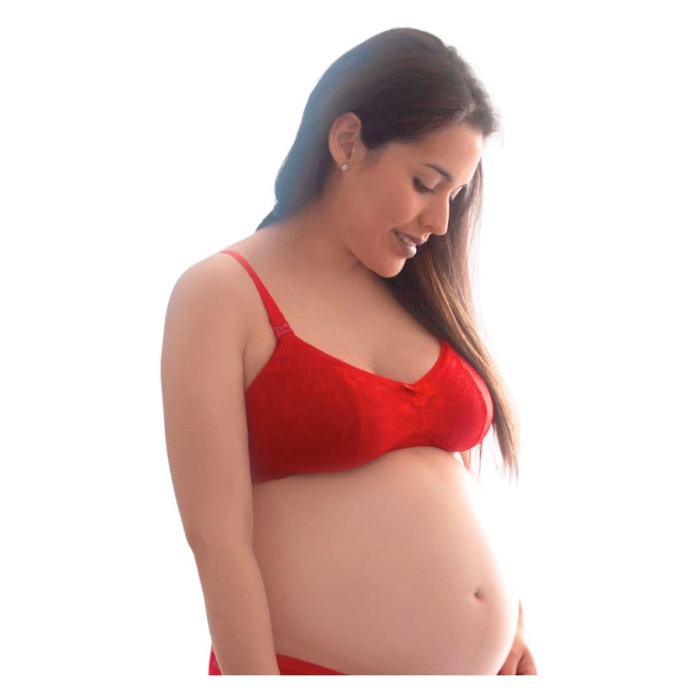 Brasier de Lactancia Fancy Rojo