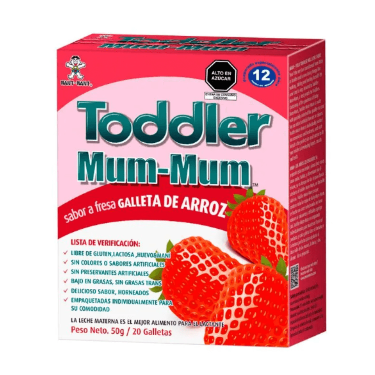 Galleta de Arroz Toddler Mum-Mum Fresa