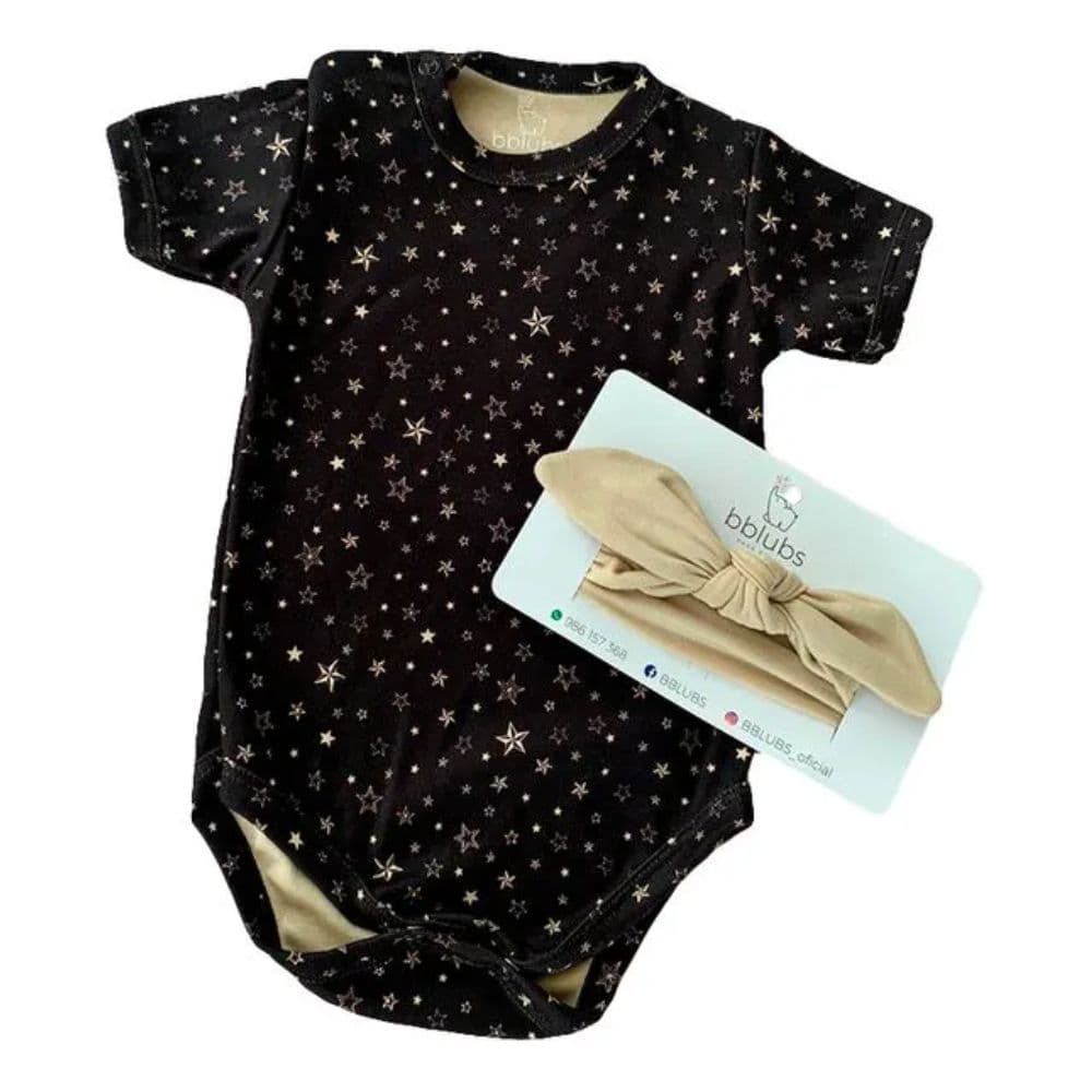 Body BBLUBS Negro Estrellas