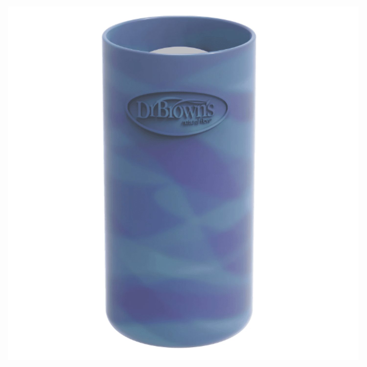 Funda para Biberón de Vidrio Boca Estrecha 8oz/250ml Azul Glow - Dr. Brown's