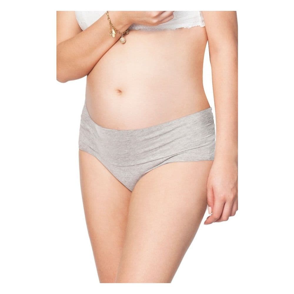 Calzón de embarazo Algodón Bella Heather Gris