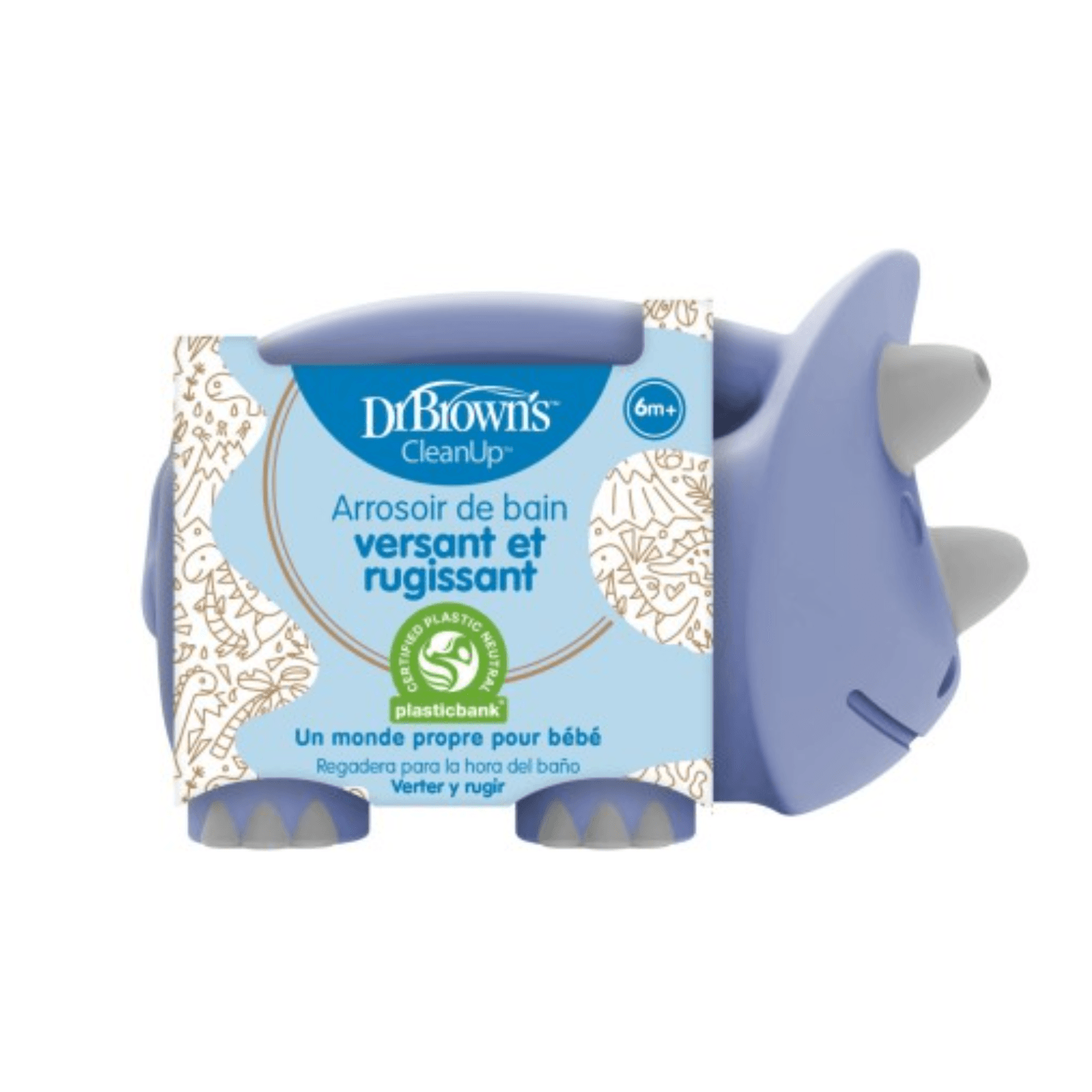 Artículo de Baño para Bebé Regadera de Dinosaurio - Dr. Brown's