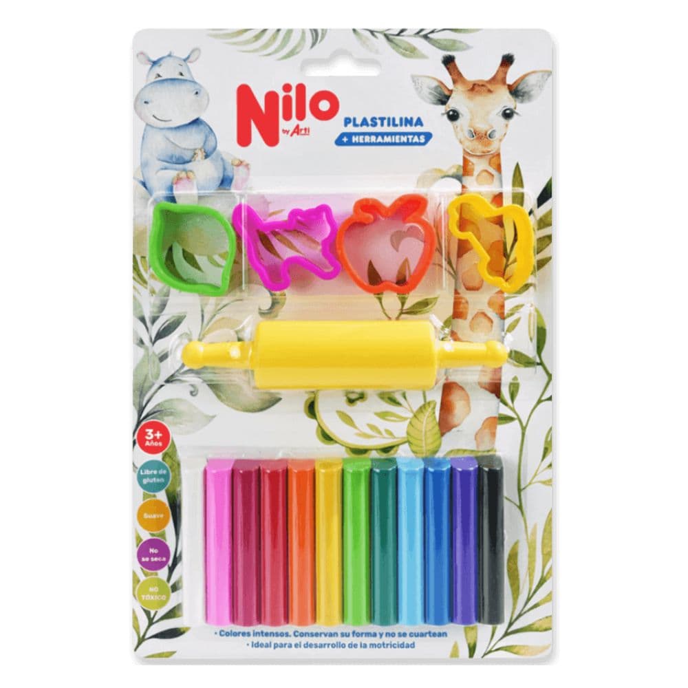 Arti Set Plastilina + 4 Cortadores