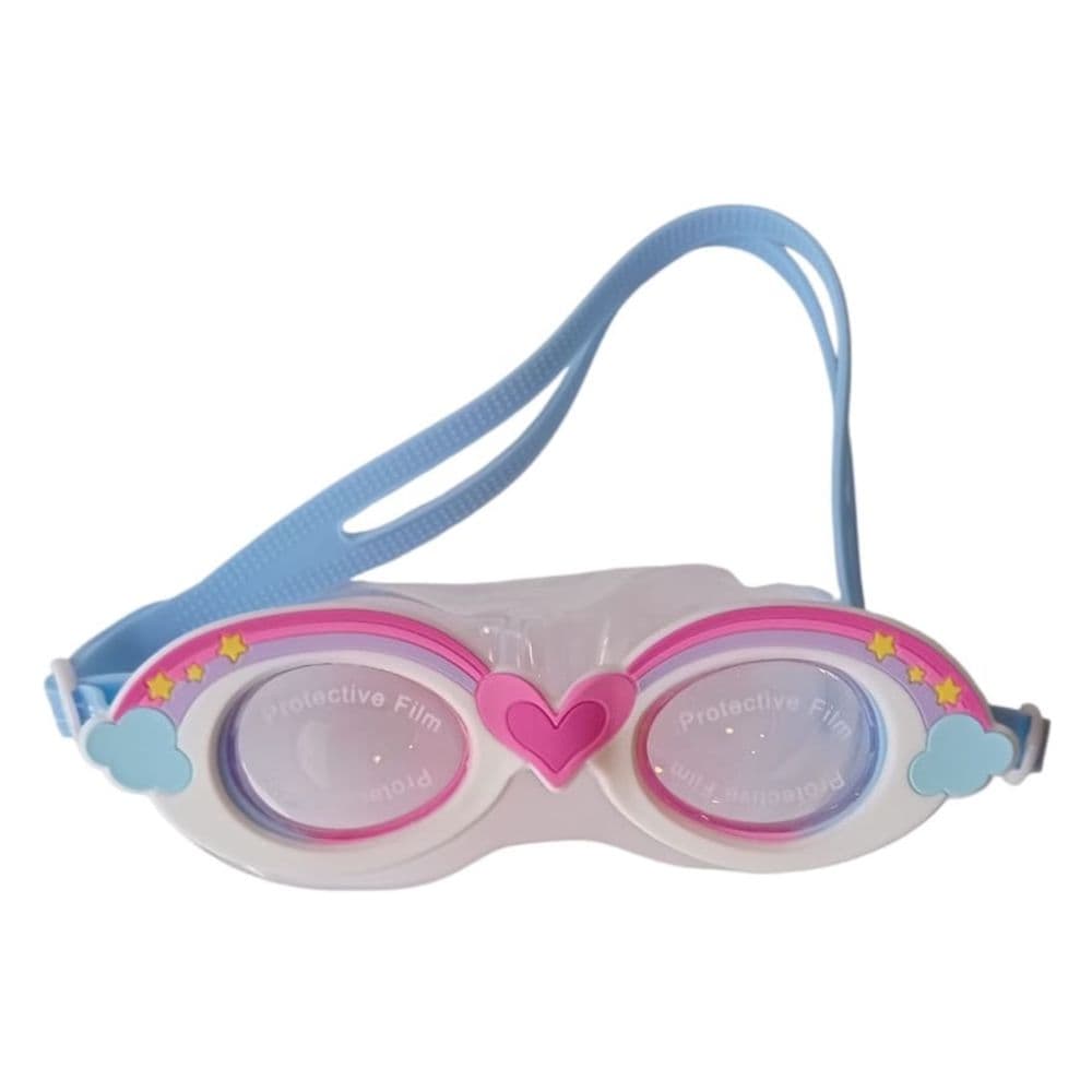 AQUA2UDE – SWIM GOOGLES – WHITE RAINBOW
