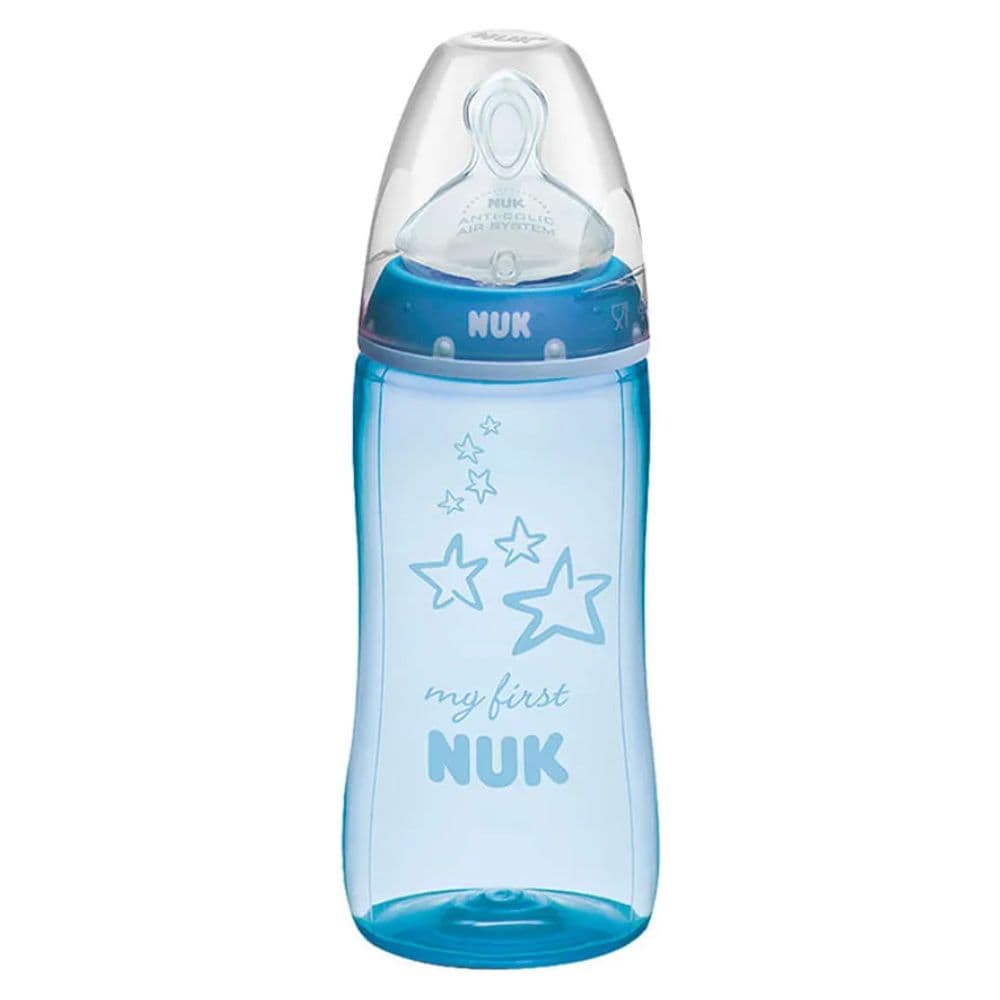 Biberón First Choice+ My First Nuk PP 300ml 0-6 Meses Azul - NUK