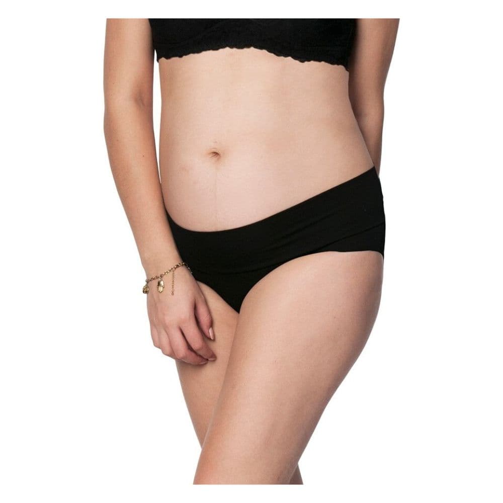 Calzón de embarazo Algodón Bella negro