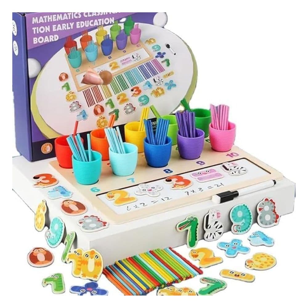 Juego De Madera Para Aprender A Contar Números