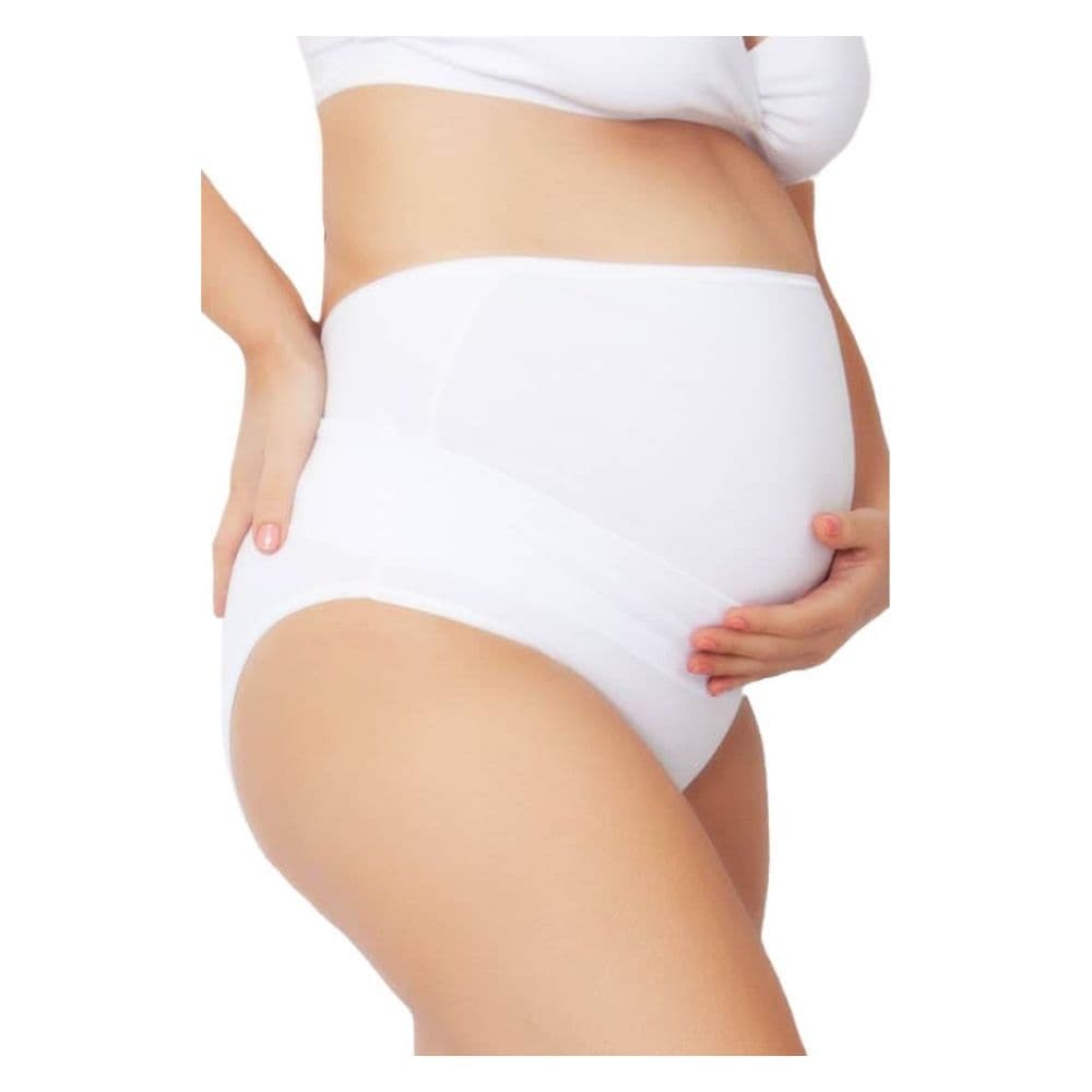 Calzon de maternidad con soporte Bella blanco