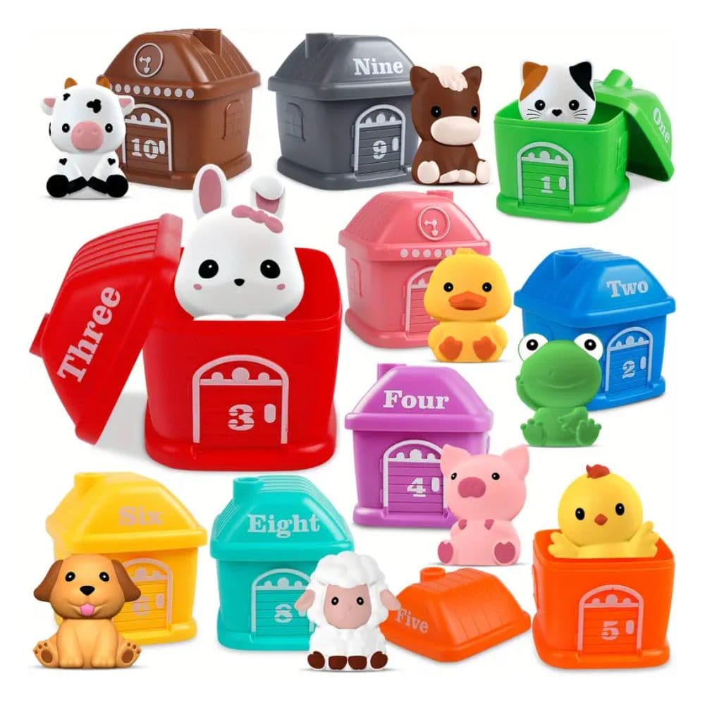 Juguete Montessori Peekaboo Animales de Granja