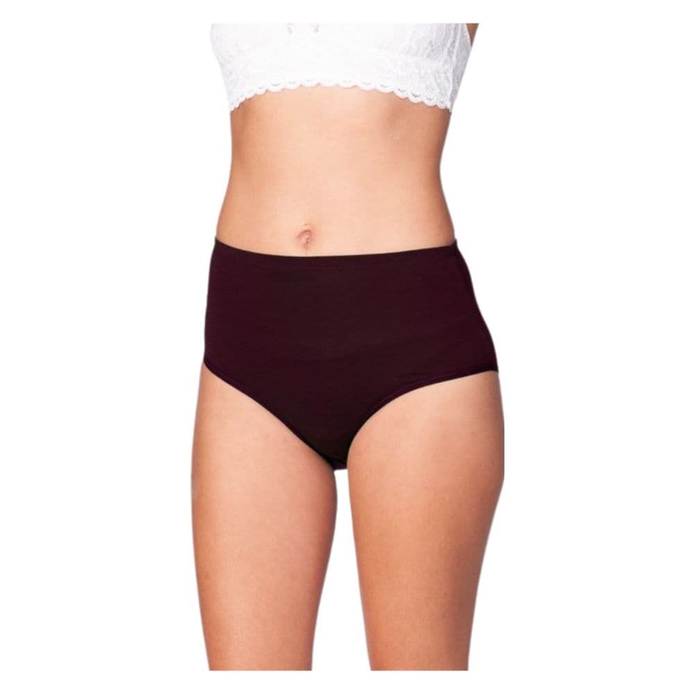 Calzón postparto vino oscuro Serena